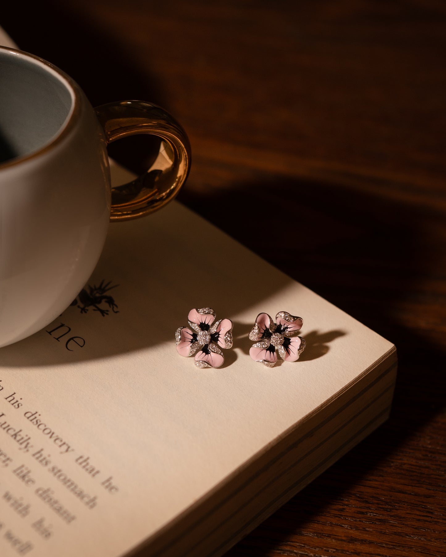 Floral Pink Earrings