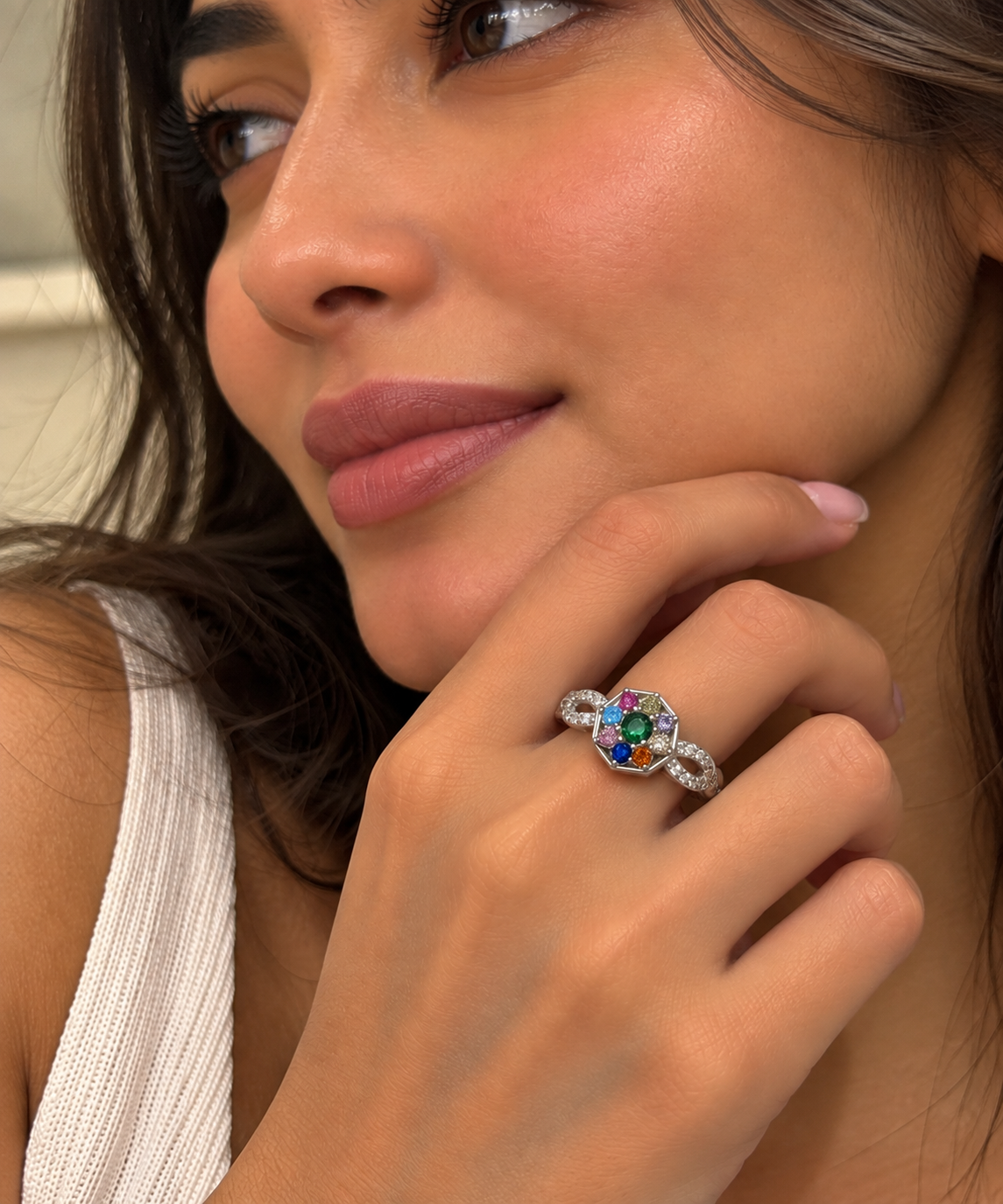 Chromatic Bloom Ring