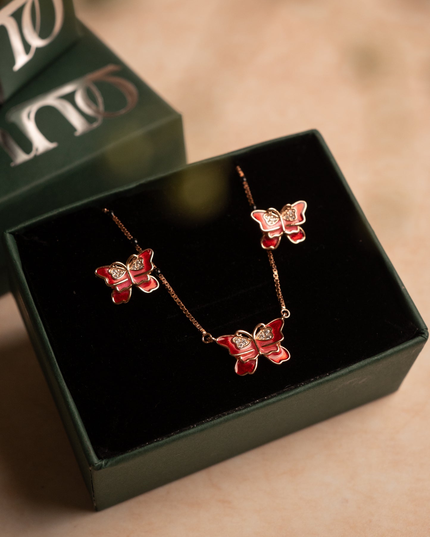 Butterfly Necklace Set
