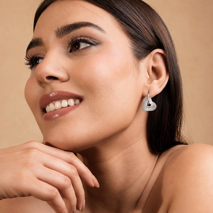 Heart Hoop Earrings