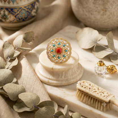 Rajsi Coral Ring