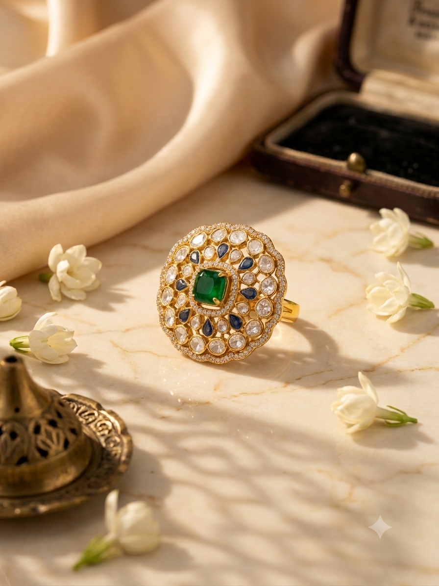 Rajsi Emerald Ring
