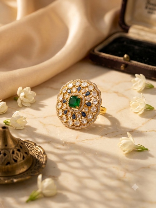 Rajsi Emerald Ring