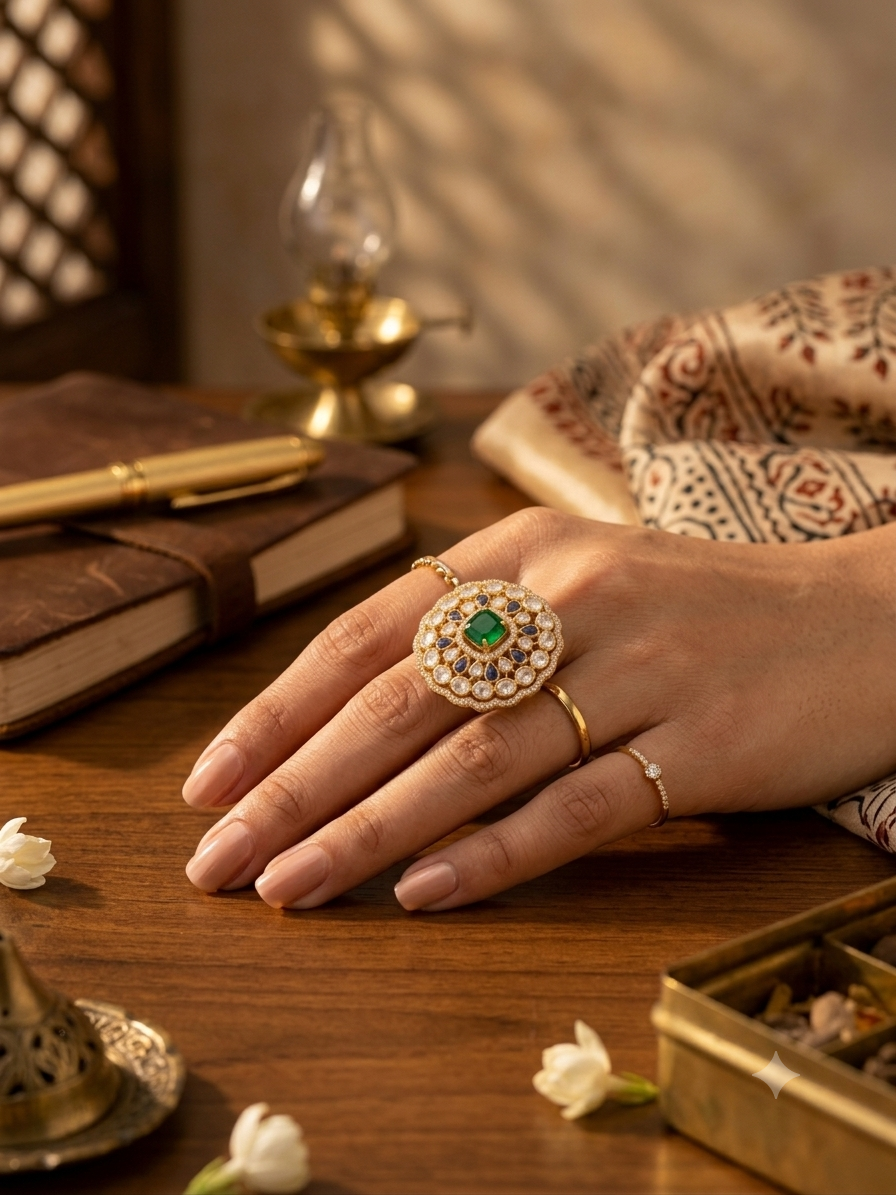Rajsi Emerald Ring