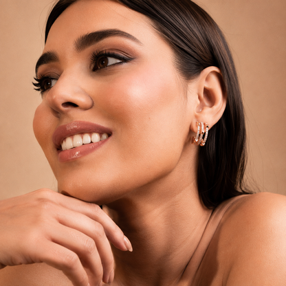 Triple Hoop Earrings
