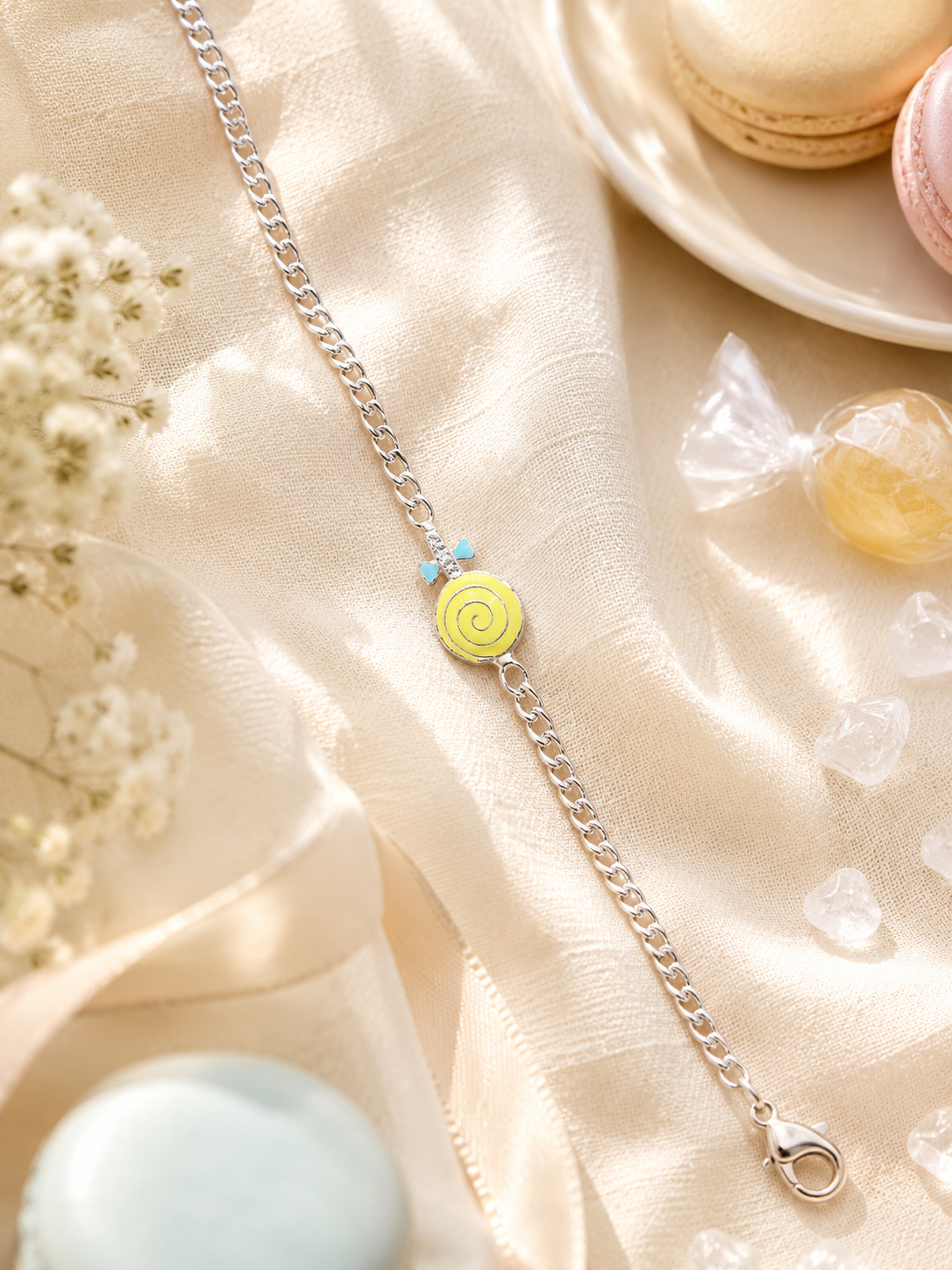 Candy Swirl Rakhi Bracelet