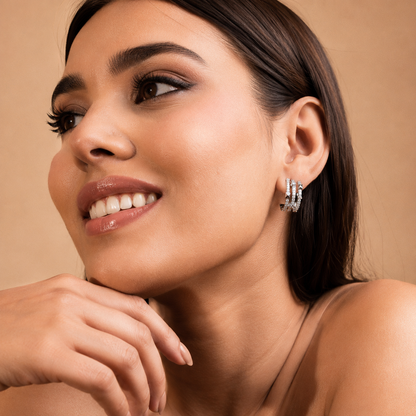 Triple Hoop Earrings