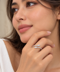 Twin Celeste Ring (Silver)