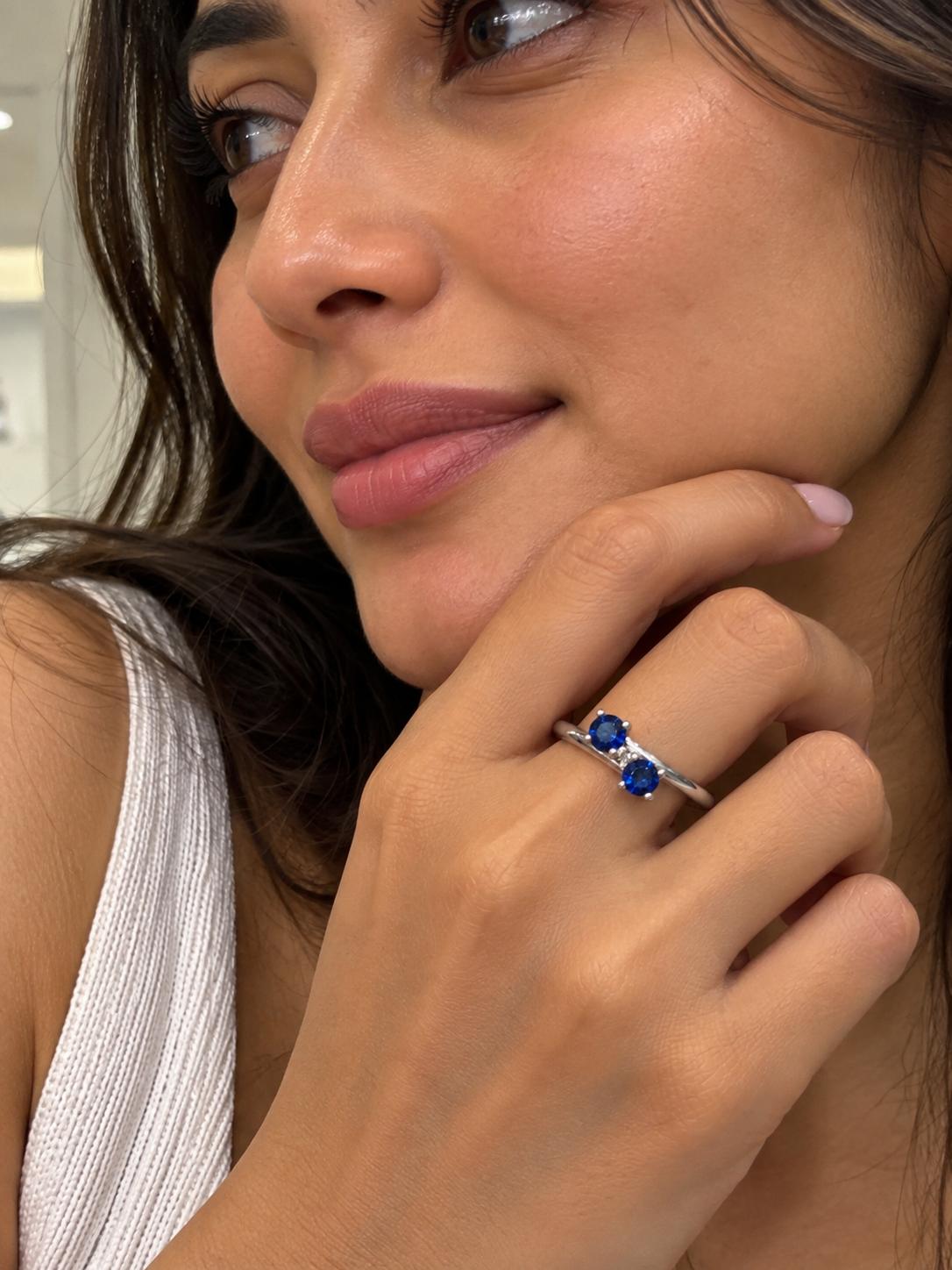 Twin Sapphire Ring
